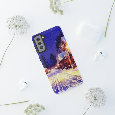 Estes Park After the Christmas Parade - Impact Resistant Phone Case